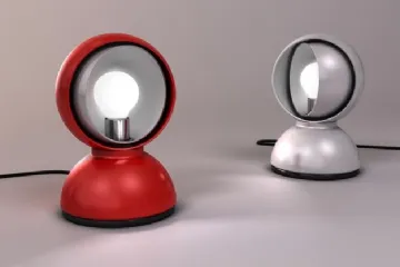 Lampadario rosso